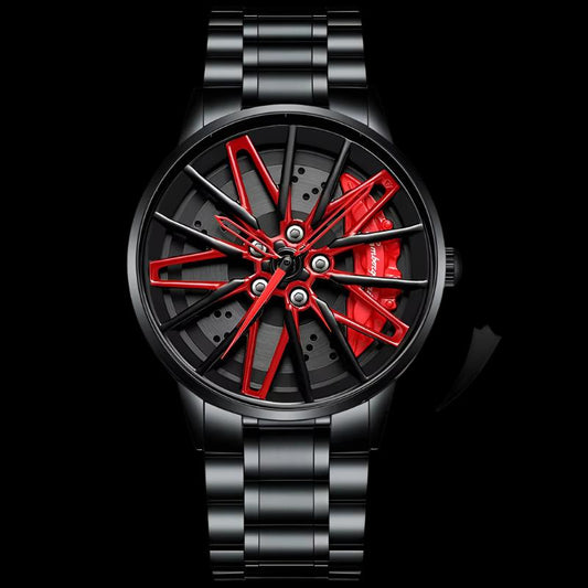 Luxury Sport Car Wheel Watch for Men Top Brand AMG Wheel Rim Dial 3D Fashion Men'S Watch Waterproof Men Watch Relogio Masculino